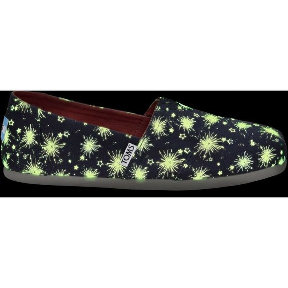 [SOLD] Toms Kids Size 7 Glow in the dark Fireworks Tiny Alpargatas Shoes - Picture 5 of 5